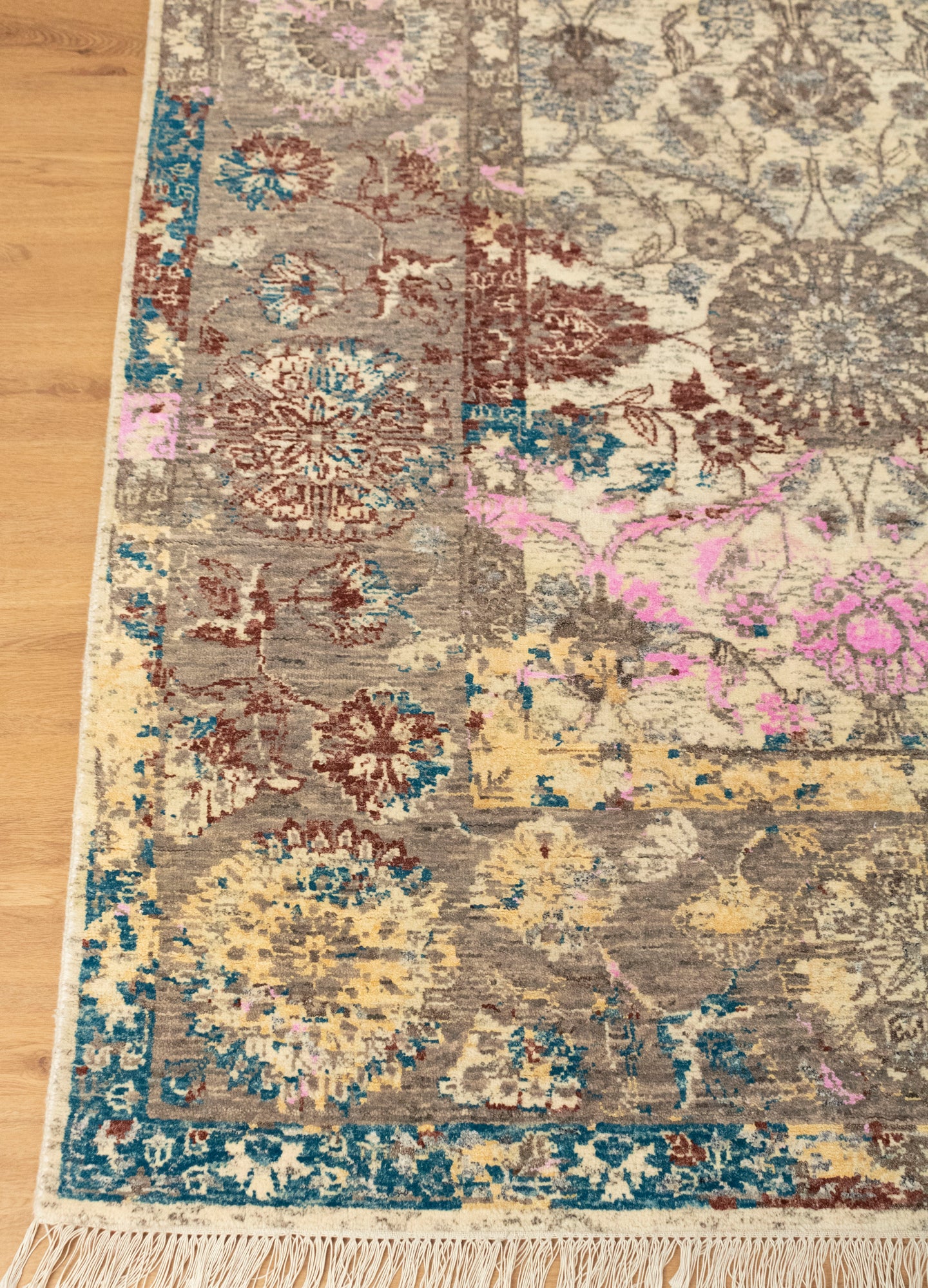 8x10 Colorful Turkish Persian Classic Hand knotted Transitional Rug | Shritija Rugs | Best Carpet Living Room